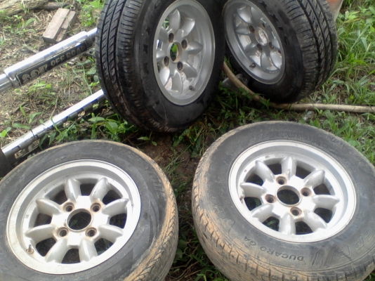 ล้อแม็ก ลายกล้วย Enkei ยางใหม่ 2 เส้น ตุ่มดอกยางยังอยู่สวยๆ แม็กอย่างเดียวไม่เอายาง 3600