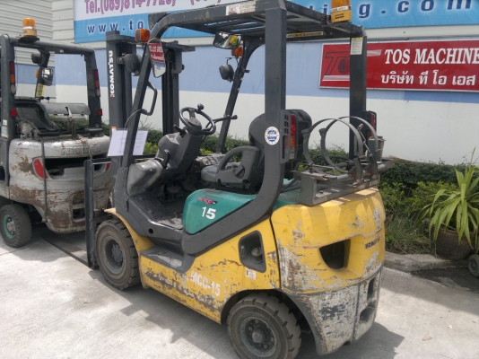 ขายรถฟอร์คลีฟท์ KOMATSU FG15HT20 เสา3 เมตรออโต้ ปี2006 รถนอกนำเข้า ติดต่อ มานะ 085-9049669