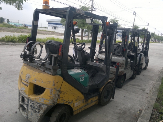 ขายรถฟอร์คลีฟท์ KOMATSU FG15HT20 เสา3 เมตรออโต้ ปี2006 รถนอกนำเข้า ติดต่อ มานะ 085-9049669