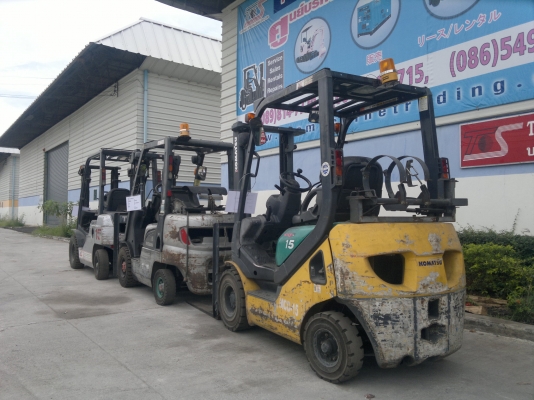 ขายรถฟอร์คลีฟท์ KOMATSU FG15HT20 เสา3 เมตรออโต้ ปี2006 รถนอกนำเข้า ติดต่อ มานะ 085-9049669