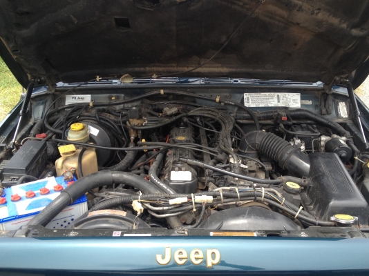 Jeep Cherokee ปี96 4*4 LImited เครื่อง 4,000CC. 6 สูบแถวเรียงเกียร์ Auto ติดแก๊ส หัวชีด LPG สีเขียว โทร 0897613595 ( เบียร์)