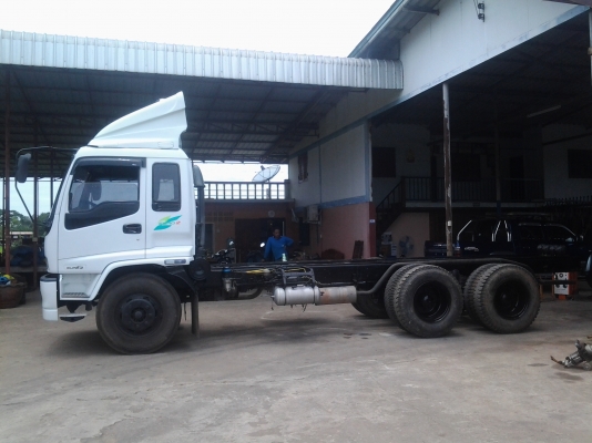 ISUZU FVM  195 Hp วางหัว DECA หัว-ครัทซี 2เพลา พร้อมกระบะ(ทีมงานรถคุณภาพ)