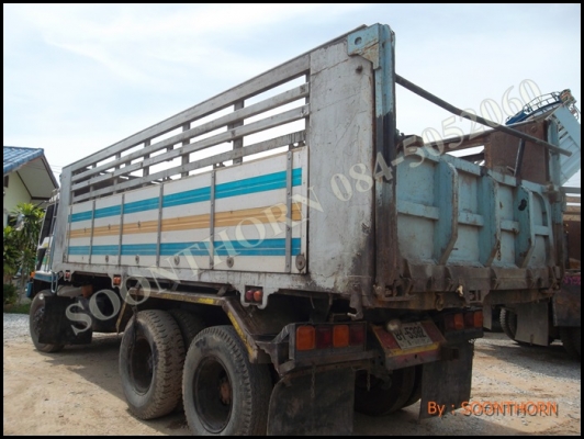 ขายด่วน รถบรรทุก 10 ล้อ ดั้ม MITSUBISHI FUSO 527M-TD3456 195 แรง สภาพเดิมๆมือเดียว ออกห้าง  พร้อมใช้งาน ราคาสุดคุ้ม