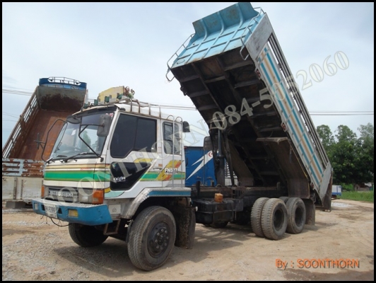 ขายด่วน รถบรรทุก 10 ล้อ ดั้ม MITSUBISHI FUSO 527M-TD3456 195 แรง สภาพเดิมๆมือเดียว ออกห้าง  พร้อมใช้งาน ราคาสุดคุ้ม