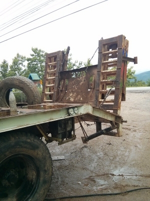 เทเลอร์ Hino 10 ล้อ 2 เพลา เบรคทริิฟฟี่ พาวเวอร์ ทะเบียนเต็ม พร้อมหางไฮดรอริค