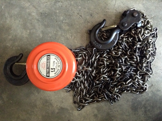 ขายด่วน รอกโซ่ 1.5 ตัน กลม