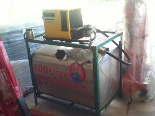 ตู้น้ำมันพร้อมหัวจ่าย  ขนาดตู้ 400 ลิตร