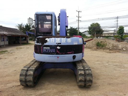 ขายด่วน..รถแบคโฮ KOMATSU PC75UU-2 รถสวย เก่าญี่ปุ่นแท้ แรงขุดดี ทำงานได้ไว ประหยัดน้ำมันสุดคุ้ม มีใบอินวอยล์ ราคาต่อรองได้.