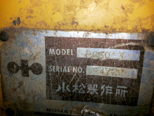 KOMATSU PC 30-3 เครื่องเดิมปั๊มเดิมแห้งดีไม่เยิ้ม พร้อมใช้งานได้เลยไม่มีปัญหา ขับง่ายใช้งานได้คล่องตัวดี ช่วงล่างสภาพดี โซ่ใบแทรกสภาพดีประมาณ 60\% พร้อมใช้งาน เอกสารสัญญาซื้อขาย ราคาต่อรองได้ครับ KOMATSU PC 30-3 เครื่องเดิมปั๊มเดิมแห้งดีไม่เยิ้ม พร้อมใช้งานได้เลยไม่มีปัญหา ขับง่ายใช้งานได้คล่องตัวดี ช่วงล่างสภาพดี โซ่ใบแทรกสภาพดีประมาณ 60\% พร้อมใช้งาน เอกสารสัญญาซื้อขาย ราคาต่อรองได้ครับ