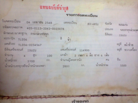 ขาย TL 100 แรง 4BC2 ฝาขาว สภาพพร้อมใช้งานเครื่องดีมากๆ ไม่มีไอเดินนิ่มๆเลยครับ ขาย TL 100 แรง 4BC2 ฝาขาว สภาพพร้อมใช้งานเครื่องดีมากๆ ไม่มีไอเดินนิ่มๆเลยครับ