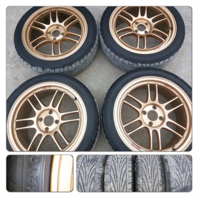 ขายแม็กมือ2ลาย RPF1 ขอบ17 4รู100+ ยางปี10 ราคา11,500 บาทถูก