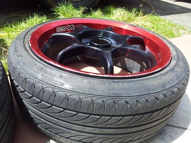 ล้อ max  Enkei  Japan 15x 6.5  off 32   4รู 100