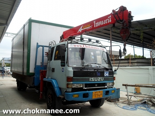 ขายรถบรรทุกติดเครน 4.5 ตัน 4 ท่อน ขายรถบรรทุกติดเครน 4.5 ตัน 4 ท่อน