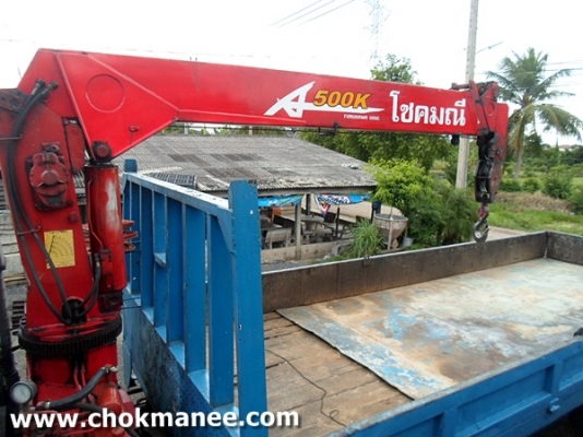 ขายรถบรรทุกติดเครน 4.5 ตัน 4 ท่อน ขายรถบรรทุกติดเครน 4.5 ตัน 4 ท่อน