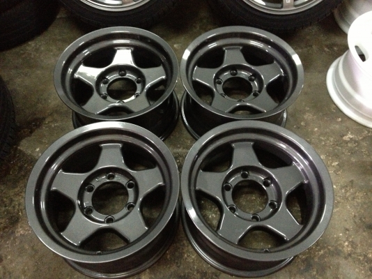 ล้อใหม่ เบดเล่ย์ ขอบ15" 6รูกะบะ กว้าง8นิ้ว ออฟ-5 ขายถูกๆครับ