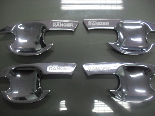 กันสาดประตู   FORD-RANGER-ALL-NEW  4  ประตู  และ เบ้ากันรอย