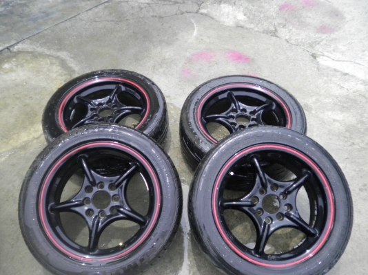 แม็ก15สวย 4-100*114 พร้อมยาง 195/50/15