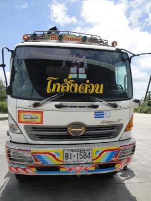 ขายรถพ่วง HINO MEGA 260 Euro2 แม่ 2 คานหน้า ปี 2547