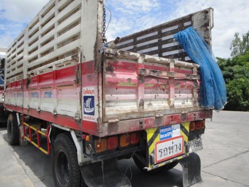 ขายรถพ่วง HINO MEGA 260 Euro2 แม่ 2 คานหน้า ปี 2547