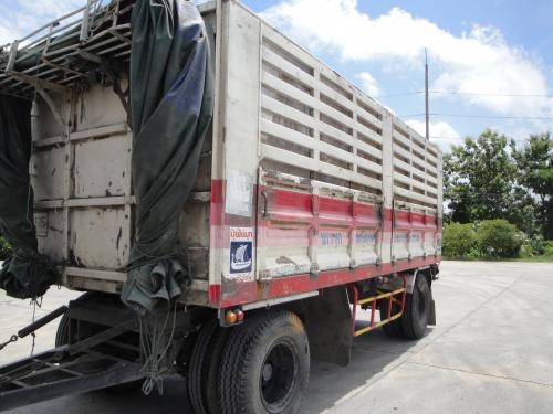 ขายรถพ่วง HINO MEGA 260 Euro2 แม่ 2 คานหน้า ปี 2547