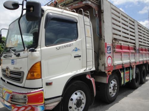 ขายรถพ่วง HINO MEGA 260 Euro2 แม่ 2 คานหน้า ปี 2547