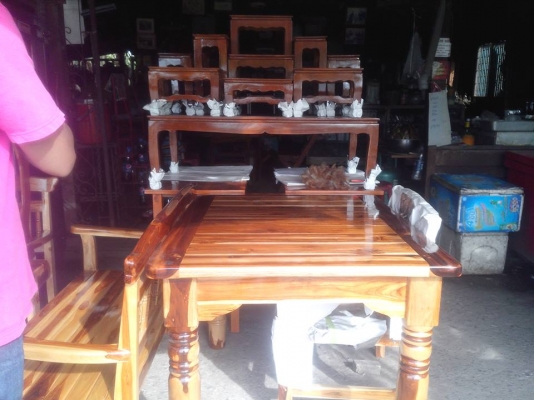 ชุดไม้ สักทอง ปลีกส่ง