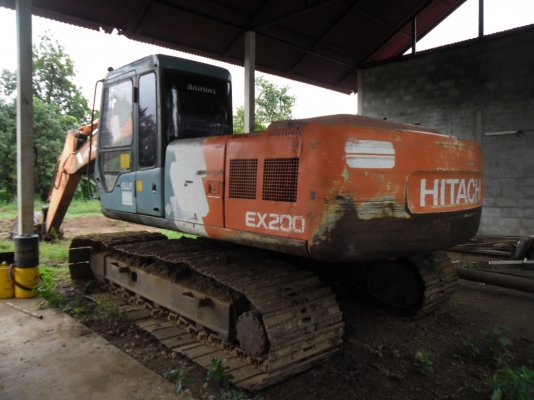 ขายรถแบคโฮ HITACHI EX200-3 สวยเดิมๆเครื่องเดิมปั้มเดิมโซ่หนาเอวแน่นเอกสารเล่มทะเบียน