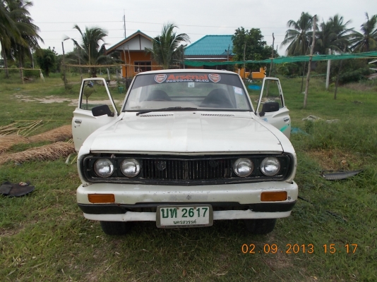 ดัสสัน ช้างเหยียบ สีขาว คอกไม้ ติดแก๊สแล้ว 30,000 บาท