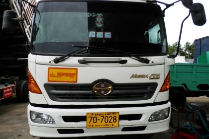 10ล้อหัวลากHINO MEGA260 UROIIปี50 รถพร้อมใช้งานยาง90\%