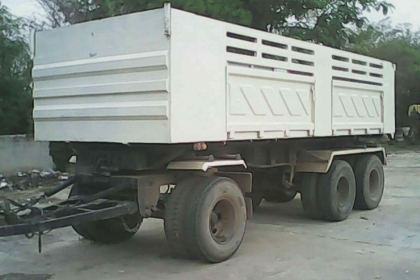 ลูกพ่วงดั้ม3คาน สามมิตร์ยาว6.50ม ช่วงล่างส.สุชัย ยางดี