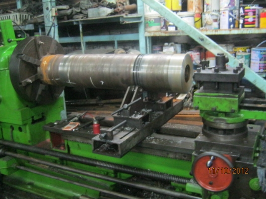 บริการงาน กลึง ปาด  รับงานเจาะรู คว้าน เชื่อมประกอบ คว้านหูปุ้งกี๊