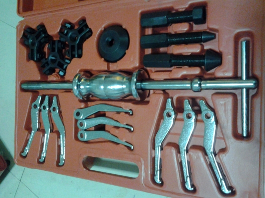 ชุดดูดลูกปืน เฟือง  แบบกระตุก 3 ขา  นอก ใน ได้ ถอดลูกปืนเป็นงานไม่ยากอีกต่อไปครับ