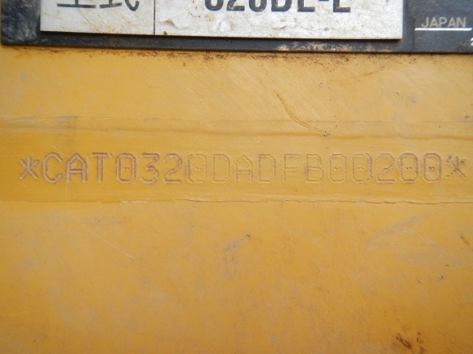 รถขุดดิน CAT_320DL_#DFB00200_2007YR_5706HR