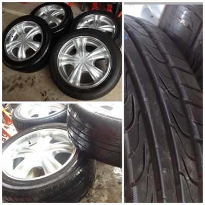 แม็กมือสอง Fearless ขอบ20 6รู139 กว้าง9 ออฟ20 พร้อมยางสภาพเหมือนใหม่