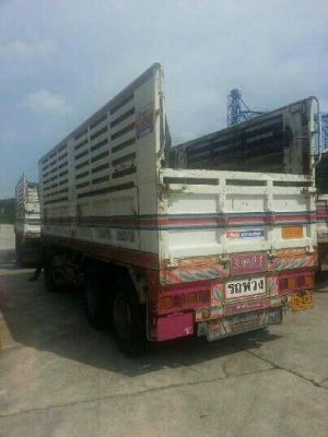 ขายรถสิบล้อ ISUZU DECA FXZ 360 พ่วงแม่ลูกคอกเกษตร ไม่ดั้มรถสวย ปี53