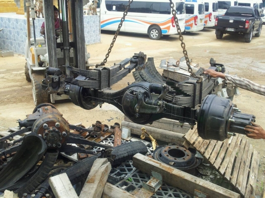 เสื้อเพลา+ชุดแหนบ ถอดจาก Mega FC175 ป้ายแดงไม่เคยบรรทุก