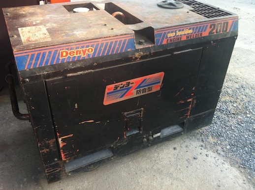 ขาย! เครื่องเชื่อมสนาม Denyo 200A นำเข้าจากญี่ปุ่น