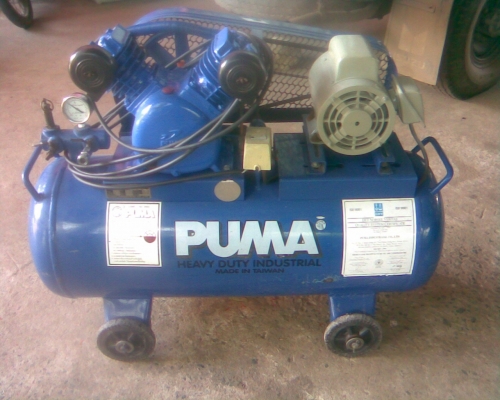 ปั้มลม พูมา  2  หัว  หัว 1  แรง  มอเตอร์มิสซู