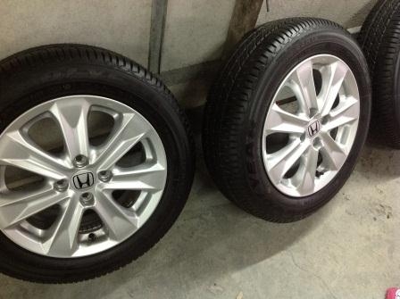 ขายล้อแม็กพร้อมยางใหม่ๆ ยางgoodyear สัปดาที่26ปี2013 สภาพ99\% ล้อhonda jazz ป้ายแดง ได้รถมาวันเสาเปลี่ยนแม็กวันอาทิตค่ะ ซีรี่ยาง175/65/15 ขายล้อแม็กพร้อมยางใหม่ๆ ยางgoodyear สัปดาที่26ปี2013 สภาพ99\% ล้อhonda jazz ป้ายแดง ได้รถมาวันเสาเปลี่ยนแม็กวันอาทิตค่ะ ซีรี่ยาง175/65/15