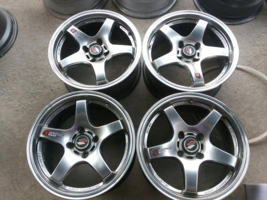 ขายแม็กมือ2ขอบ 15 Lenso Project D 4 รู100 ราคา 7,300 บาท ใส่ฟรี