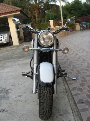 เสร็จแล้วครับ รถลูกค้าสั่งประกอบ yamaha dragstar400 ปี 2000