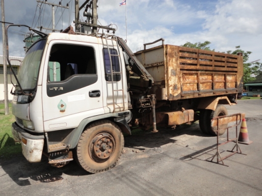 6 ล้อดั้มใหญ่ ISUZU DEGA FTR33HF เครื่อง 6HH1 กำลัง 210 แรง มืเดียวจากห้าง