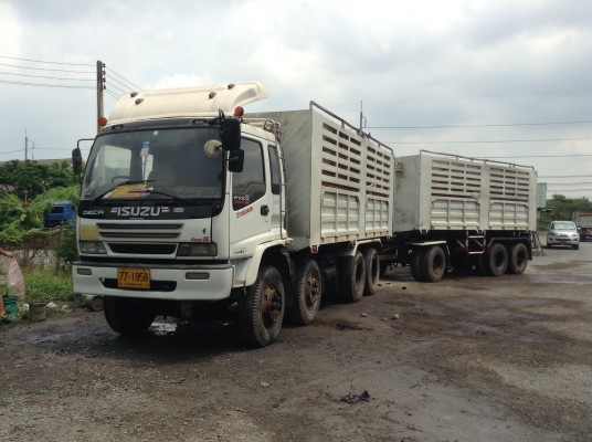 ISUZU DECA EURO 1 ปี 45 270 แรง ดัมพ์แม่ลูก 24 ล้อ