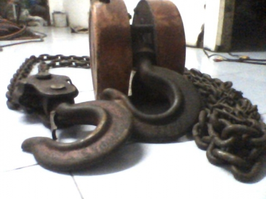 รอกโซ่ 5 ตันจีนตะขอใหญ่ซื้อมาใหญ่ไป