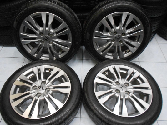 ขายล้อแม็ก Honda City รุ่นท็อปขอบ 16 พร้อมยางปลายปี 12/เทิร์นได้-ใส่ฟรีค่ะ