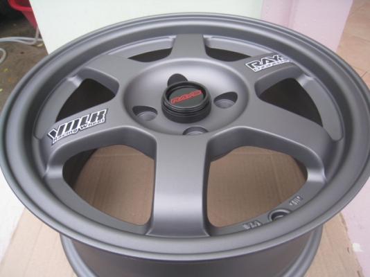 ขายล้อแม็กใหม่ TE37 15"x7" et38 4รู100 สีเทา พร้อมจุ๊ป Rays และน็อต Rays ล้อใหม่ไม่เคยใช้งานครับ  สนใจติดต่อเล็กคลองสามครับ (081-3747940)