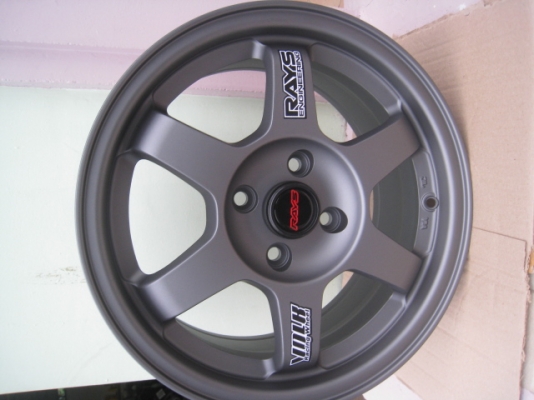 ขายล้อแม็กใหม่ TE37 15"x7" et38 4รู100 สีเทา พร้อมจุ๊ป Rays และน็อต Rays ล้อใหม่ไม่เคยใช้งานครับ  สนใจติดต่อเล็กคลองสามครับ (081-3747940)