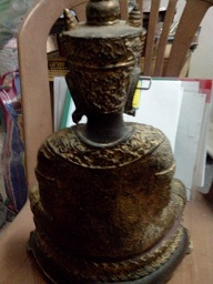 พระบูชา สมัยอยุธยา ทำจากเงินยวง ลงรัก พระบูชา สมัยอยุธยา ทำจากเงินยวง ลงรัก