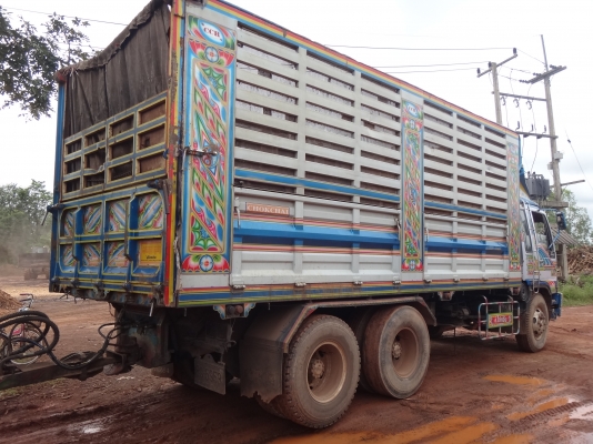 ขายด่วน  รถสิบล้อดัมพ์พ่วง  แม่-ลูก HINO  FM  1J    สภาพเดิมๆ พร้อมใช้งาน