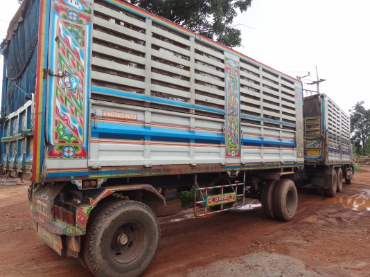 ขายด่วน  รถสิบล้อดัมพ์พ่วง  แม่-ลูก HINO  FM  1J    สภาพเดิมๆ พร้อมใช้งาน